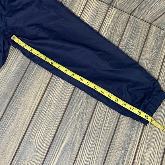 Reebok Men Windbreaker Jacket Red White Blue Sz XL Spellout Logo Lined OMZXH2 - Picture 6 of 9